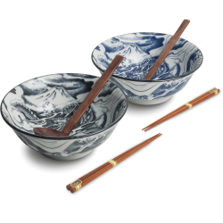 SET 2 Ramen Bowls Dragon -...