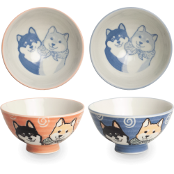 Petit Bol Riz Shiba Bleu -...