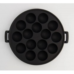 Cast Iron Takoyaki Pan 15P