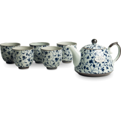 Tea Set Blue Flower...