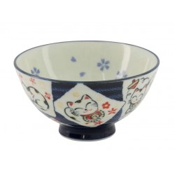 Bowl Kawaii Cat Blue 11.2*6cm