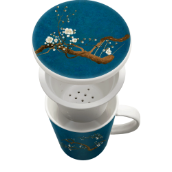 Tea Cup With Filter Blue...