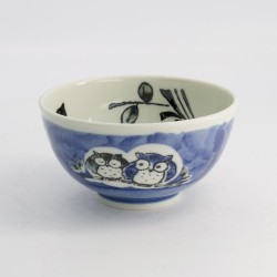 Rice Bowl Blue Owl 16*8cm