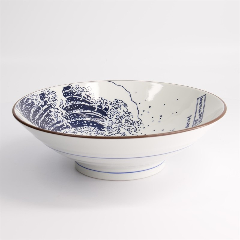 Bowl Ramen Hokusai Blue & White 24*7.5cm